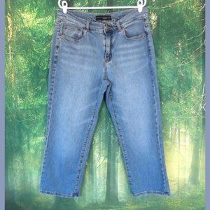 Venezia Striped Denim Jeans Size 16